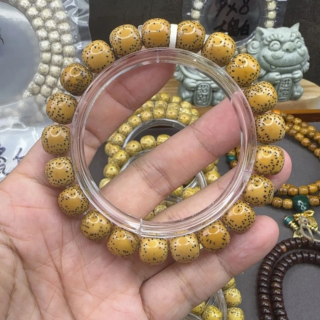 星月菩提手串11×10星月菩提侧留白手串