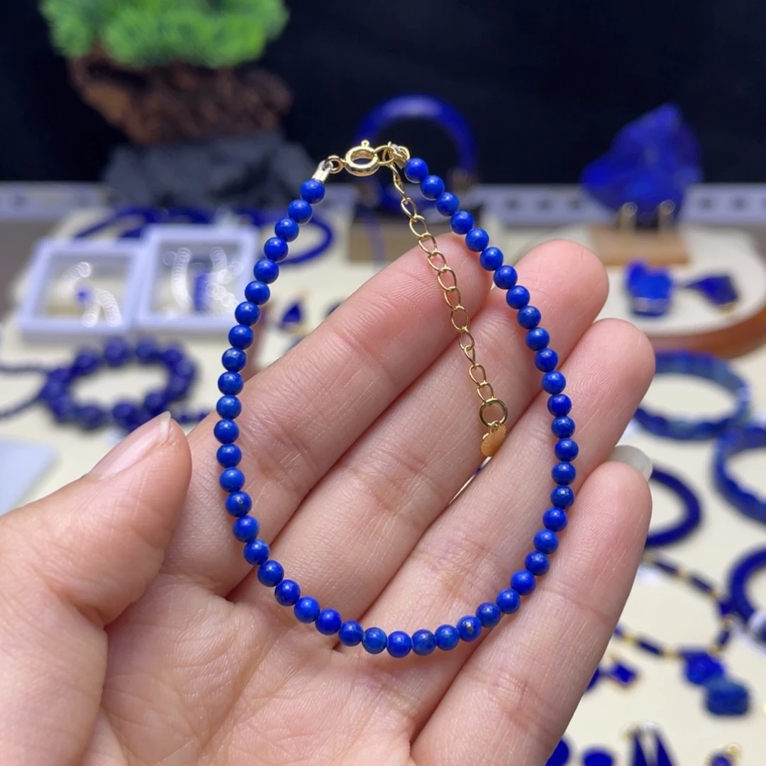 未镶嵌青金石手链3mm福利