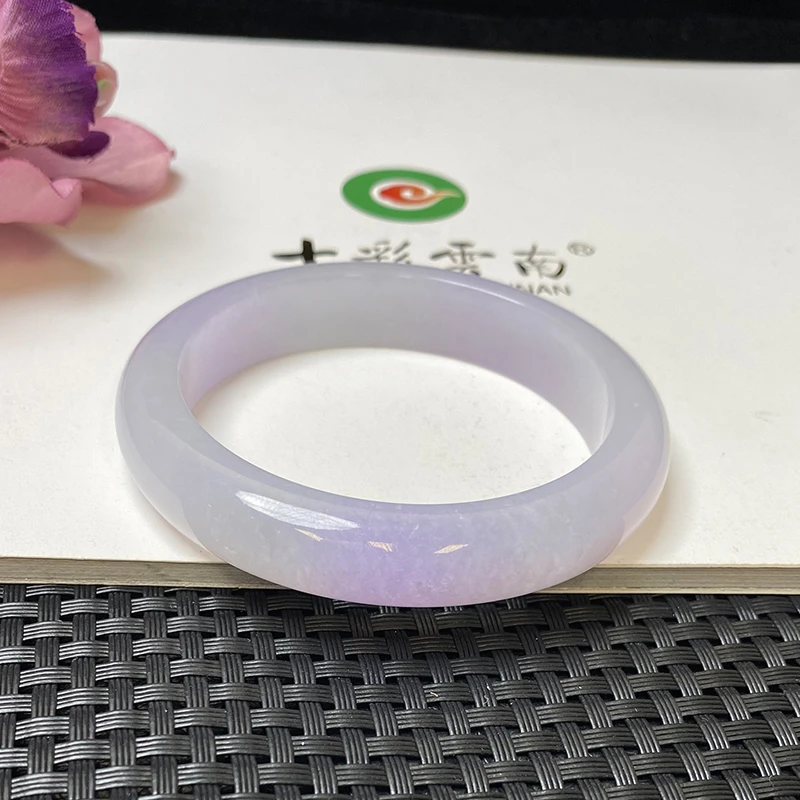 Colourful Yunnan/七彩云南冰种紫罗兰翡翠手镯