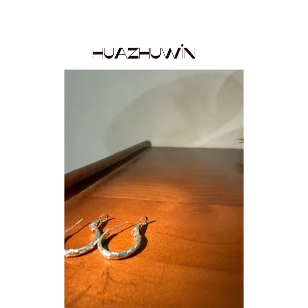 合金耳饰 HZ-复古法式耐看小圈九25针耳圈