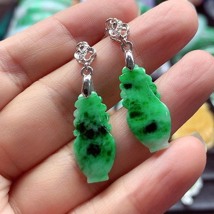 颈饰银S925镶嵌翡翠翡翠