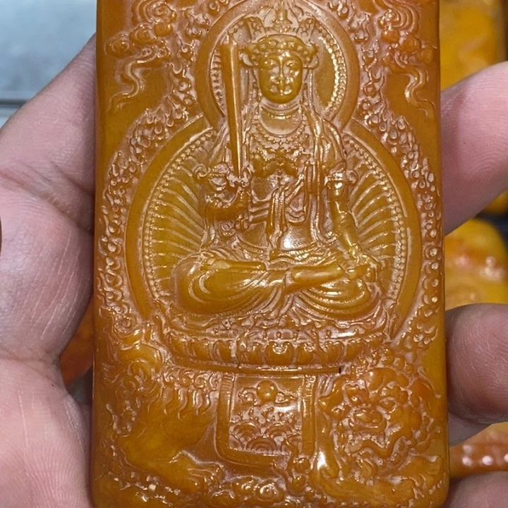 滴血莲花菩提吊坠