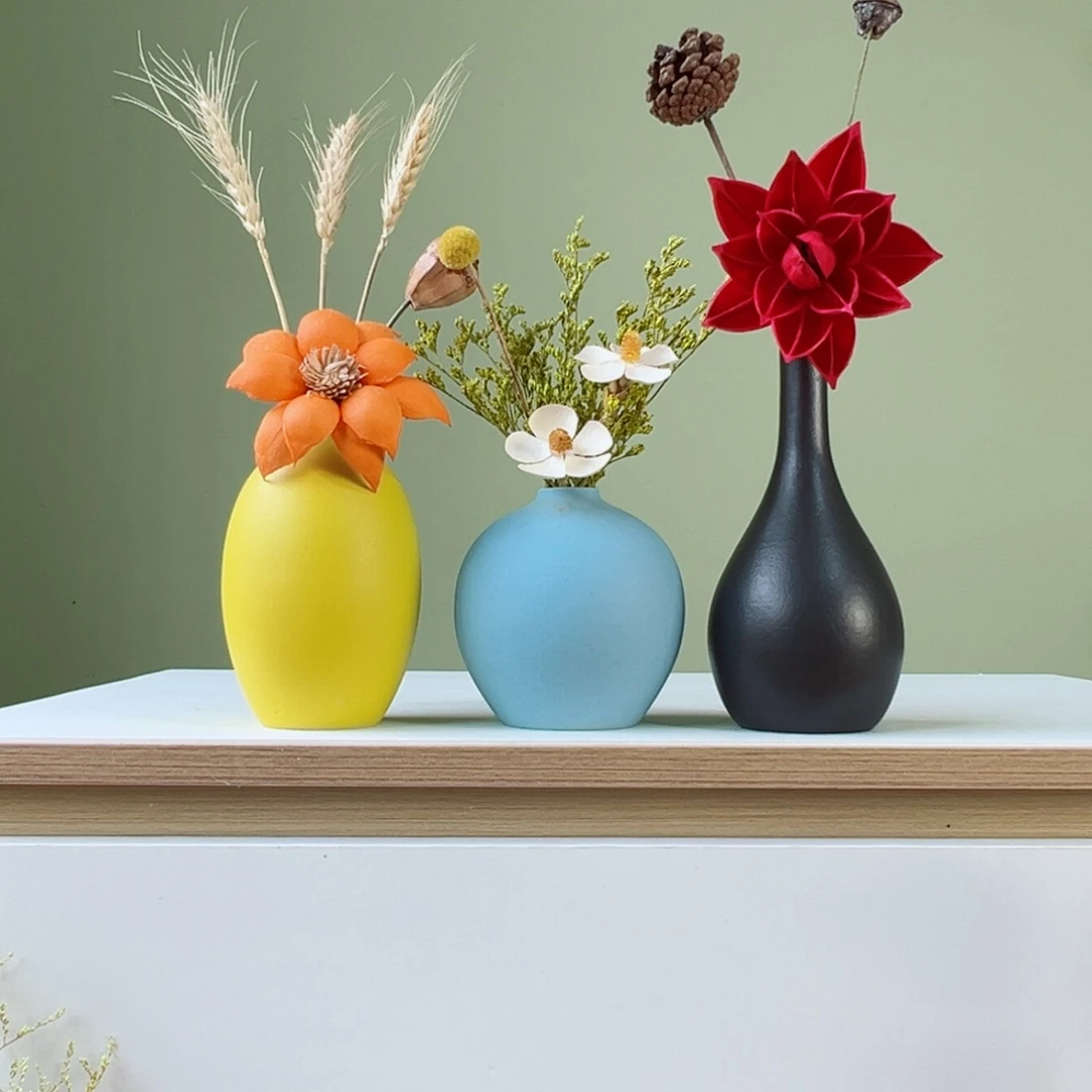 摆件花瓶带花高度20-30厘米左右