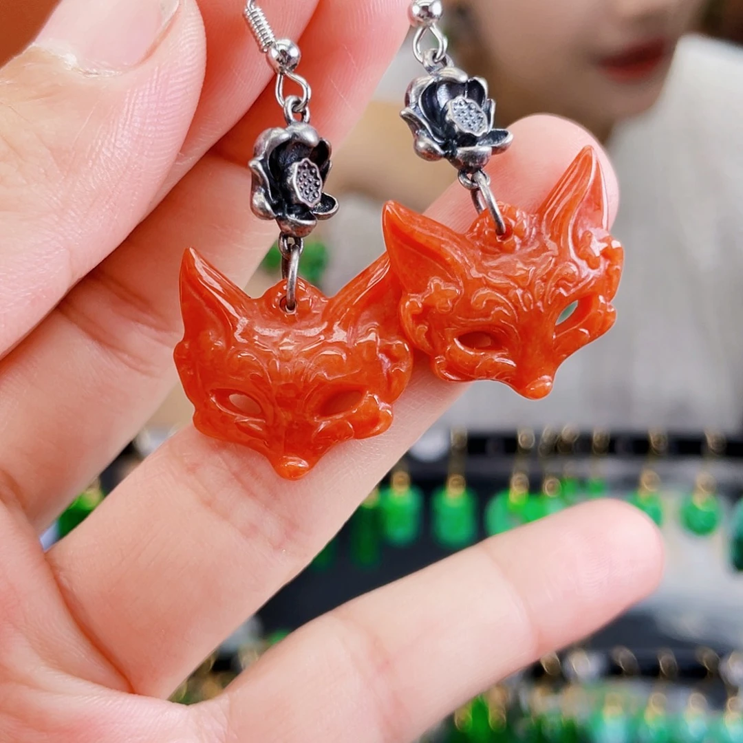 未镶嵌翡翠耳饰饰品