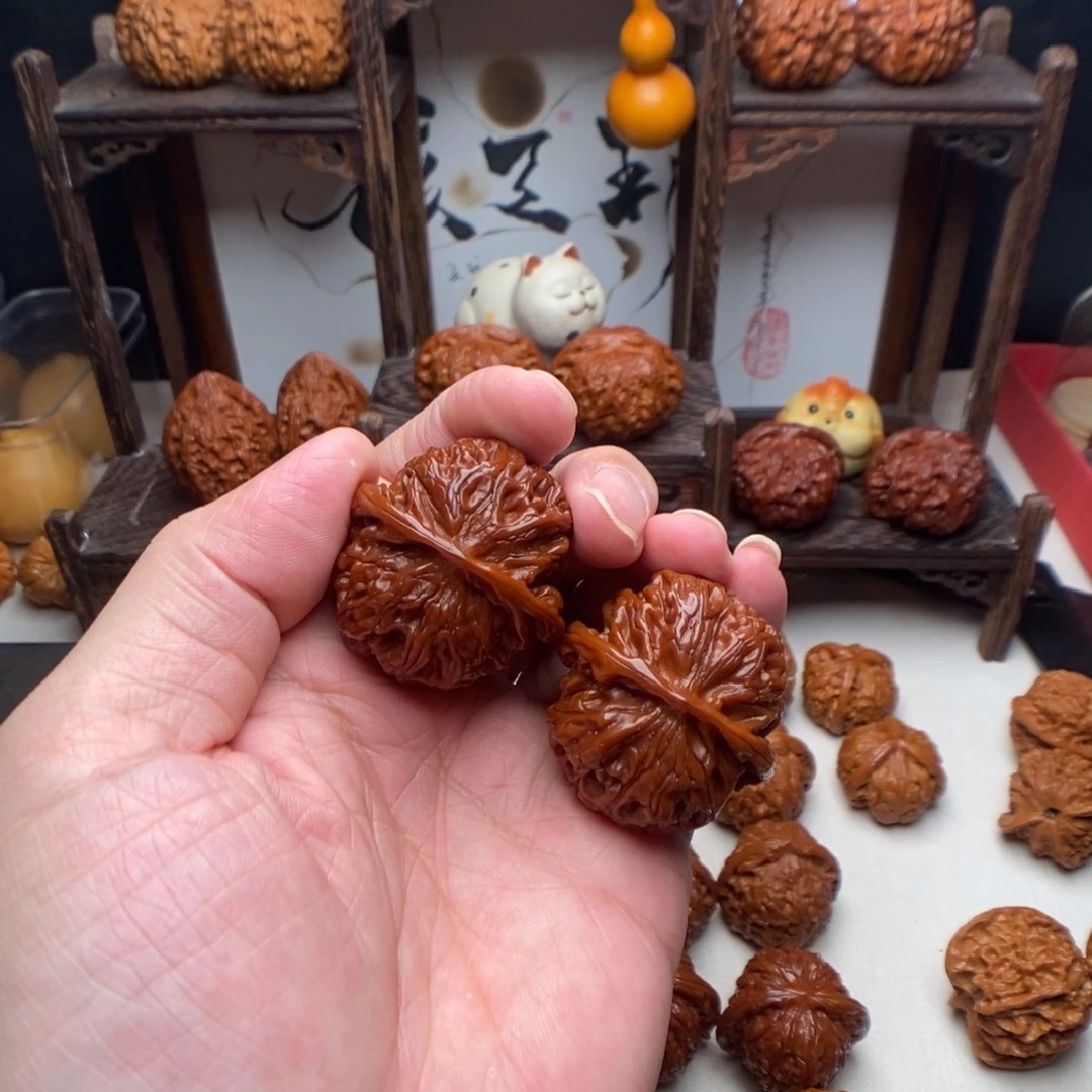 ゛***゜吊坠文玩核桃苹果园