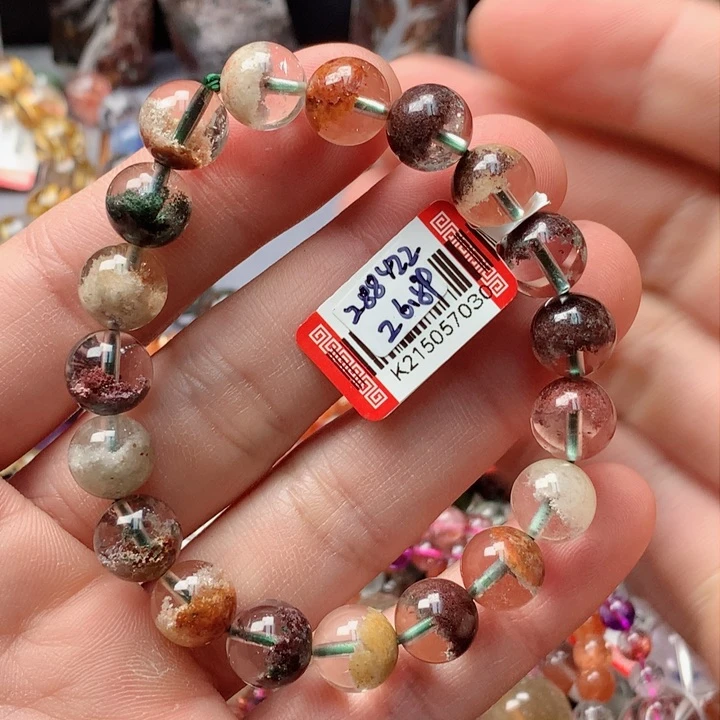 水晶手串未镶嵌天然