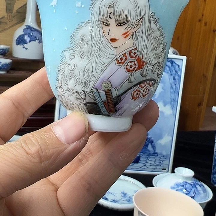 故***人纯手工漫画风格主人杯