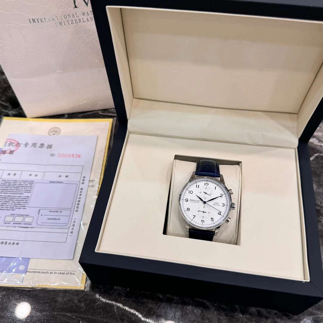 全新未使用IVVC/ 葡计系列/全自动腕表/42MM/25年全套