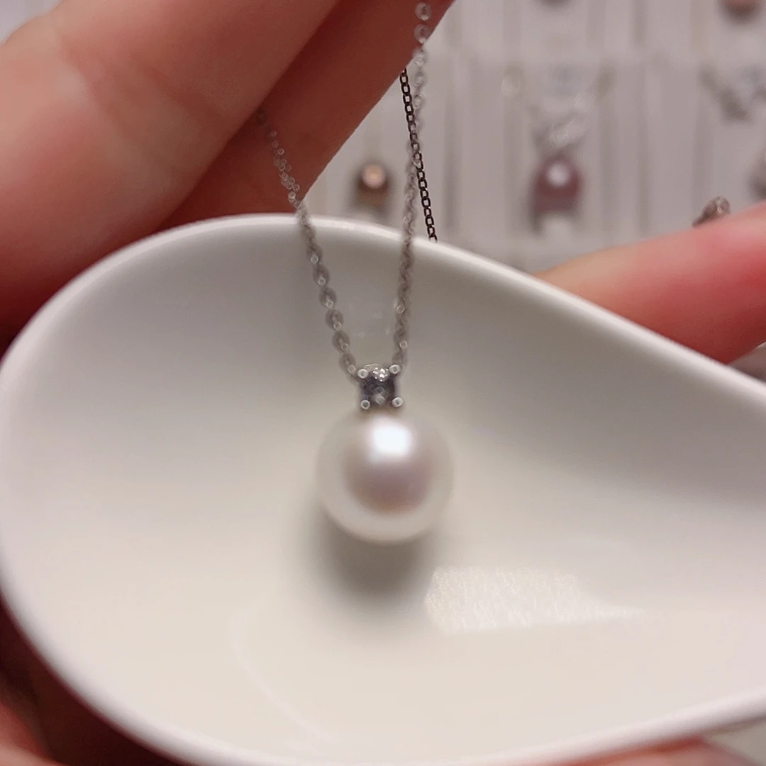淡水珍珠未镶嵌吊坠(赠链)