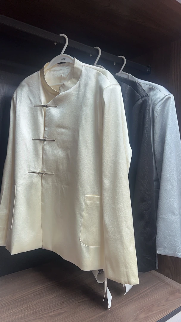 【兰兰专享 2025春秋款国风系列斜纹宋锦织造新中式时尚外套西装