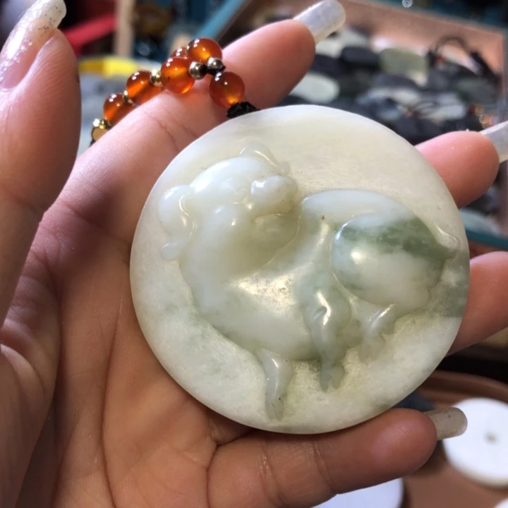 岫玉未镶嵌岫玉挂件