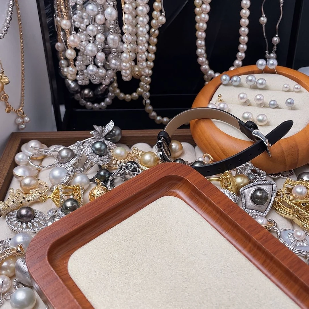 银S925镶嵌颈饰海水珍珠