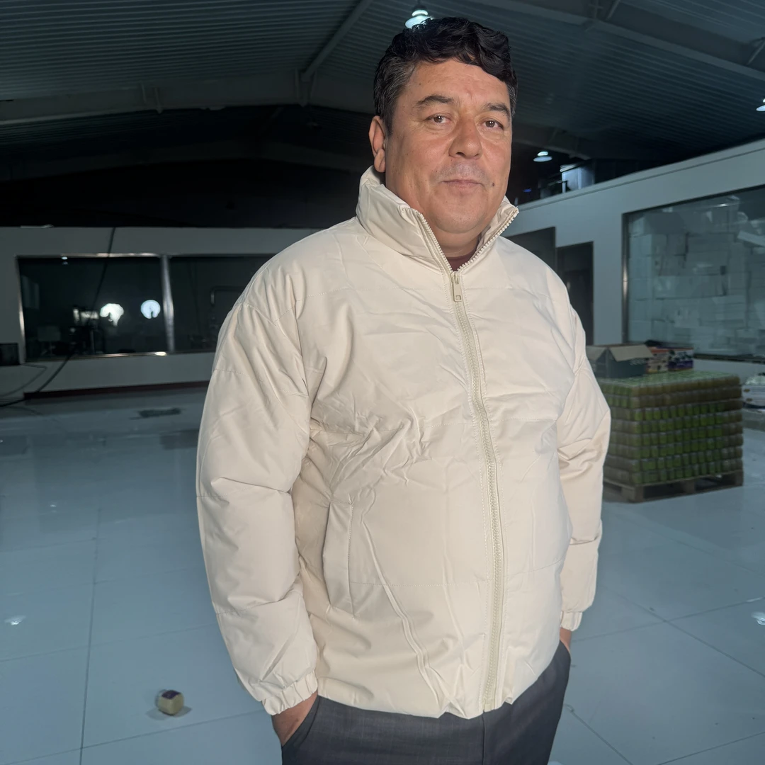 男女宽松型纯色外套