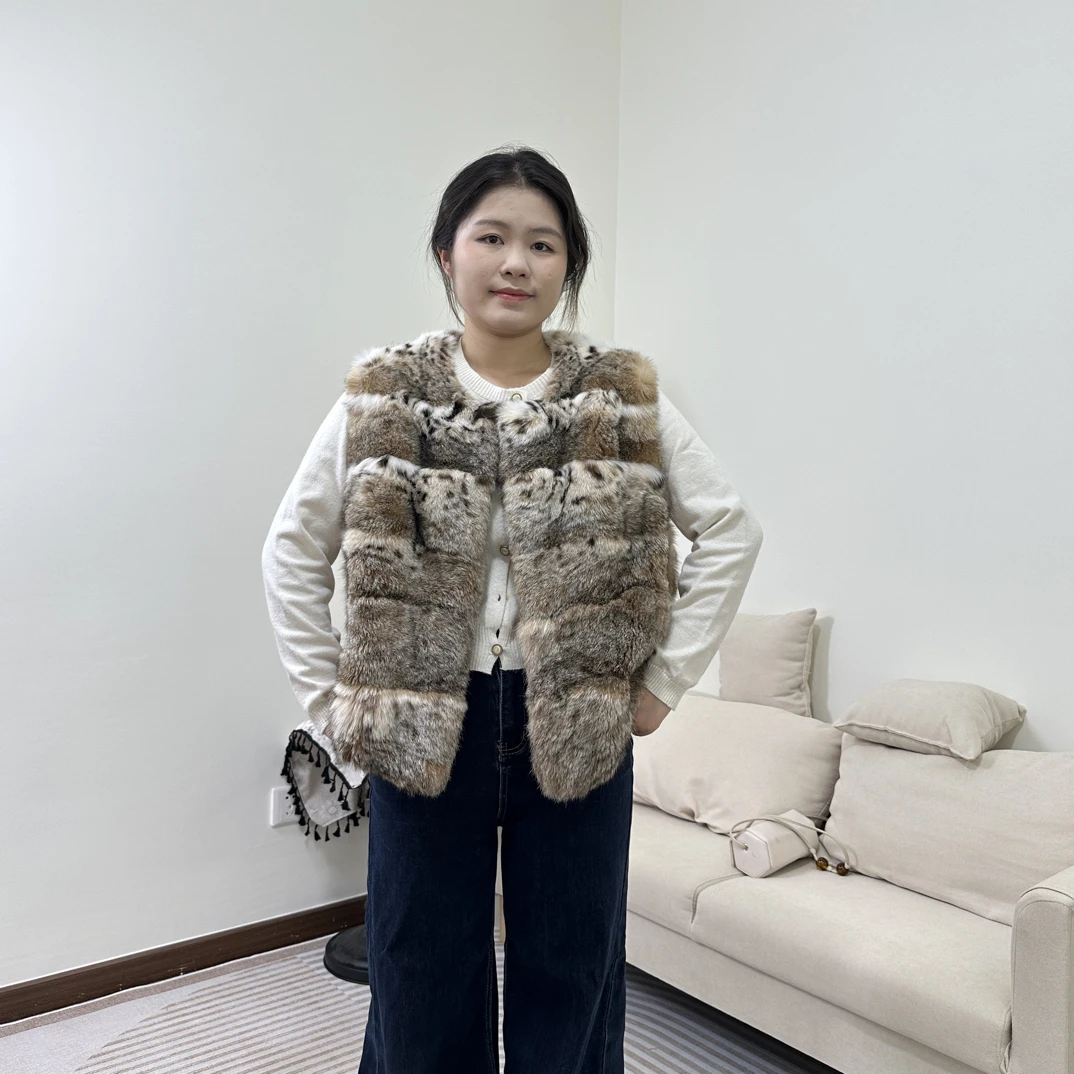 顺意Fur 2025进口貂冬季大衣外套温柔气质
