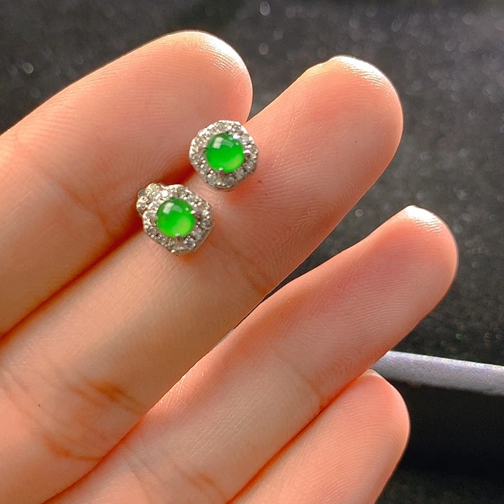 【闪购商品】翡翠银S925镶嵌颈饰翡翠