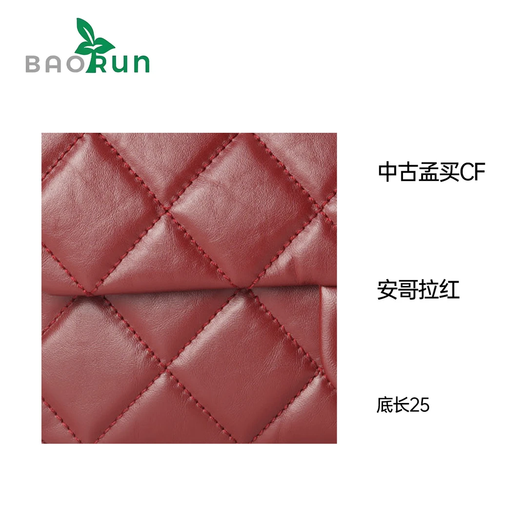 【孟买CF】菱格黑银链条包女士油蜡皮轻奢高级单肩斜跨腋下包