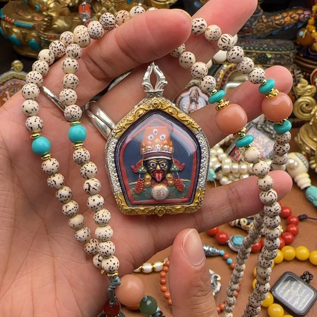 宸***缘颈饰玻璃星月菩提