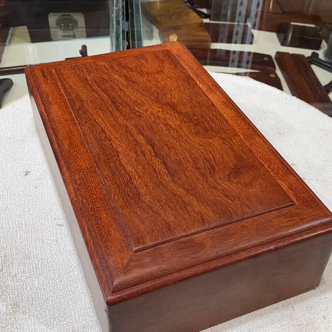 苏木（金丝檀）独板机关盒30/18/9