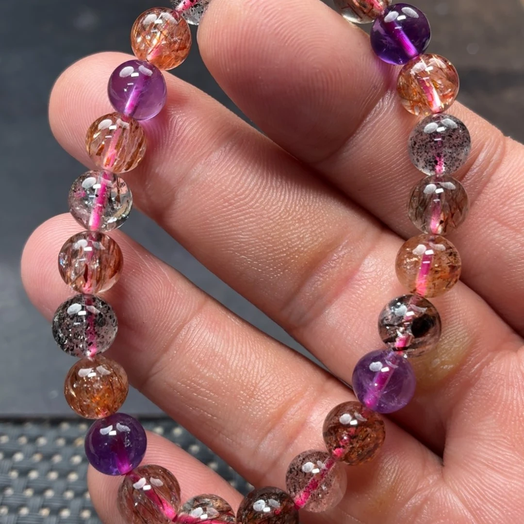 水晶手链未镶嵌多样性发货拍一发一