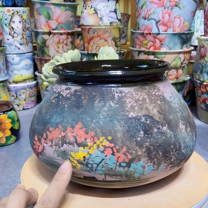 景德镇艺术手绘作品