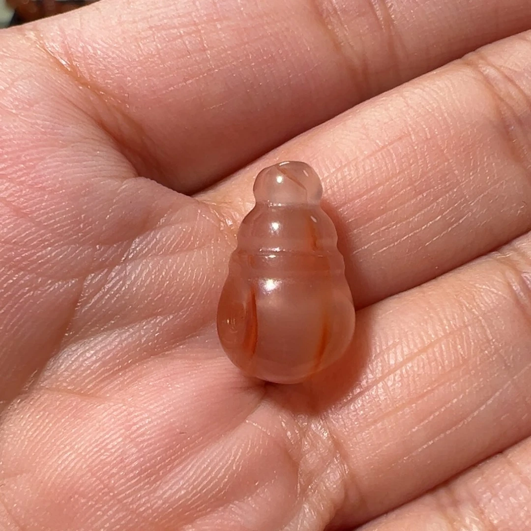 ~***…南红玛瑙冰飘未镶嵌三通