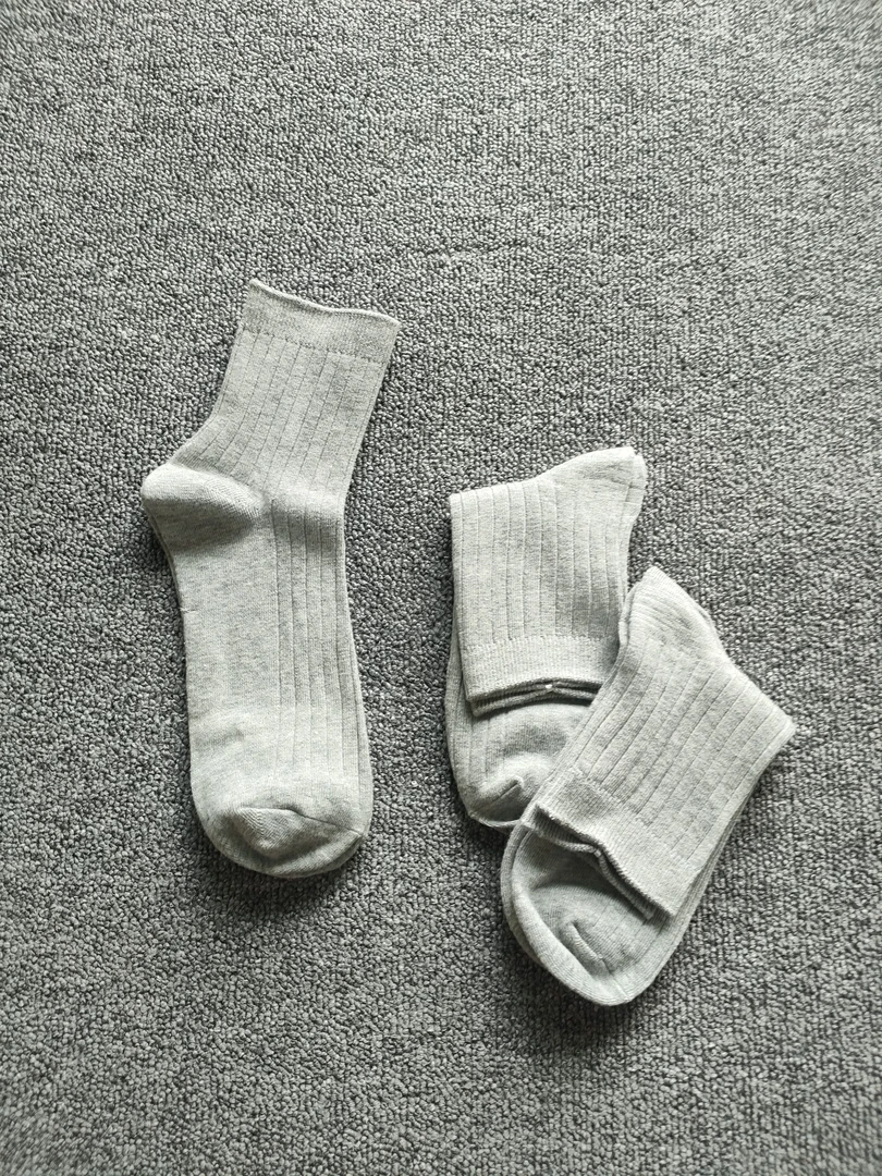 库存尾单全棉男女黑色袜子随机发直播过款