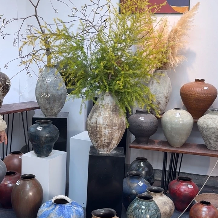 清****瓷片景德镇手工花器原创