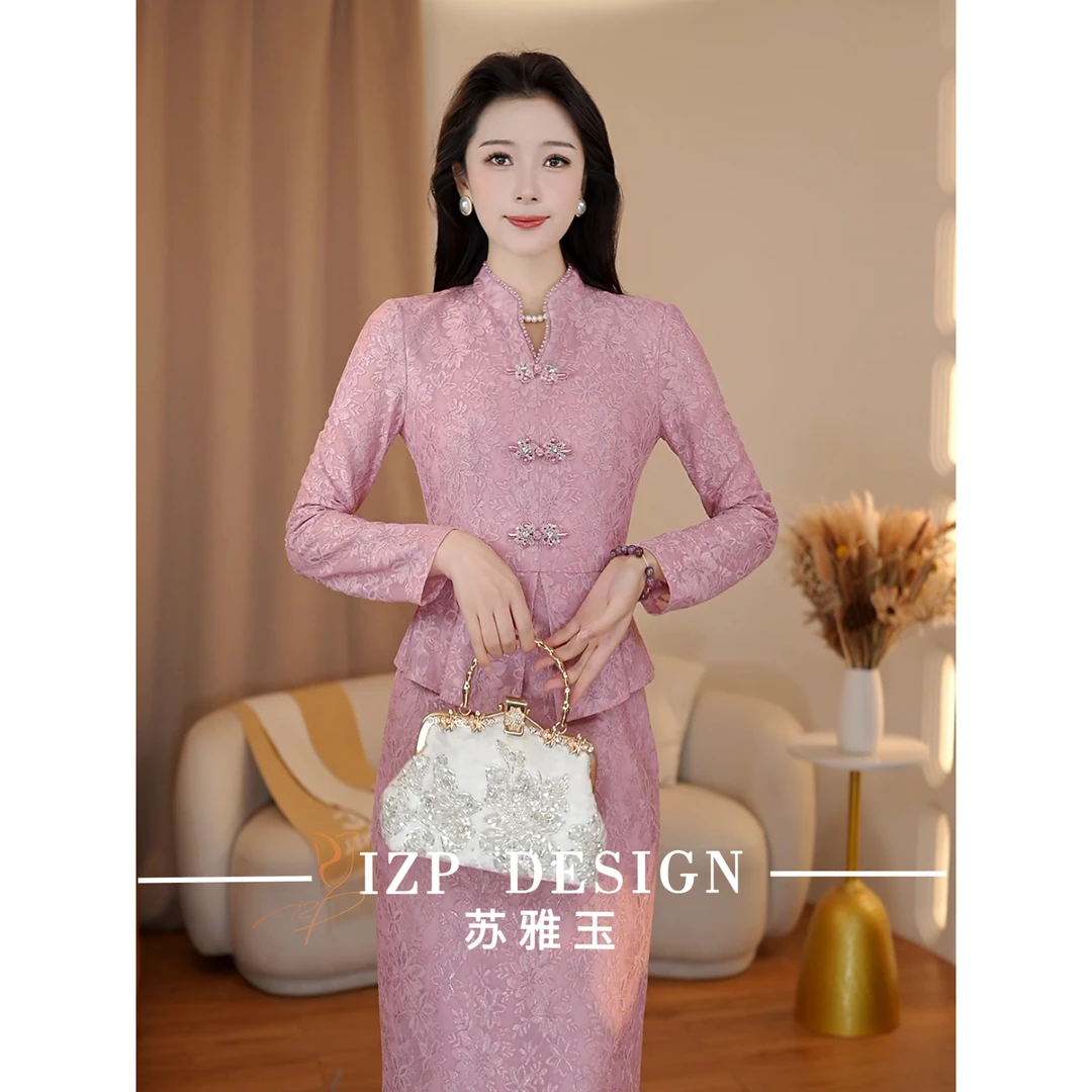 【春季新款】苏雅玉 IZP<杏花雨>法式假两件连衣裙 PM73662