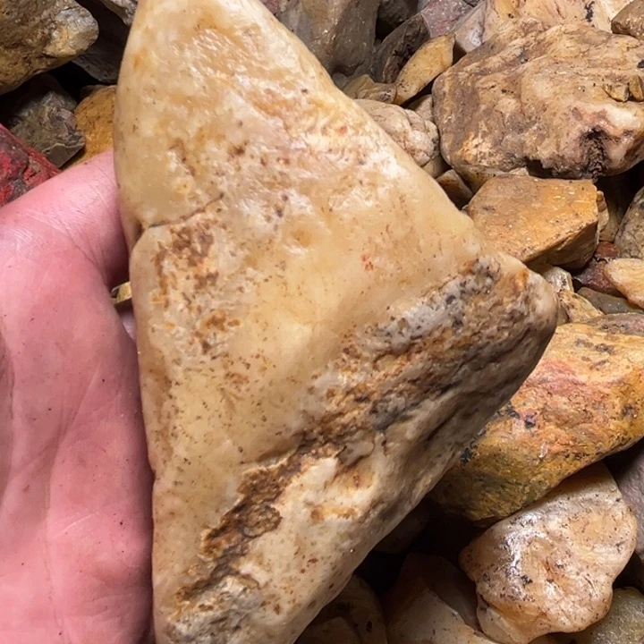 田黄石清**静405克昌化田黄石