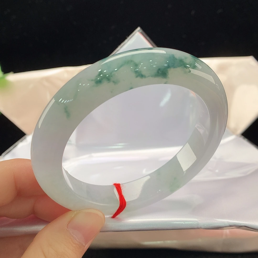 翡翠未镶嵌手镯0036