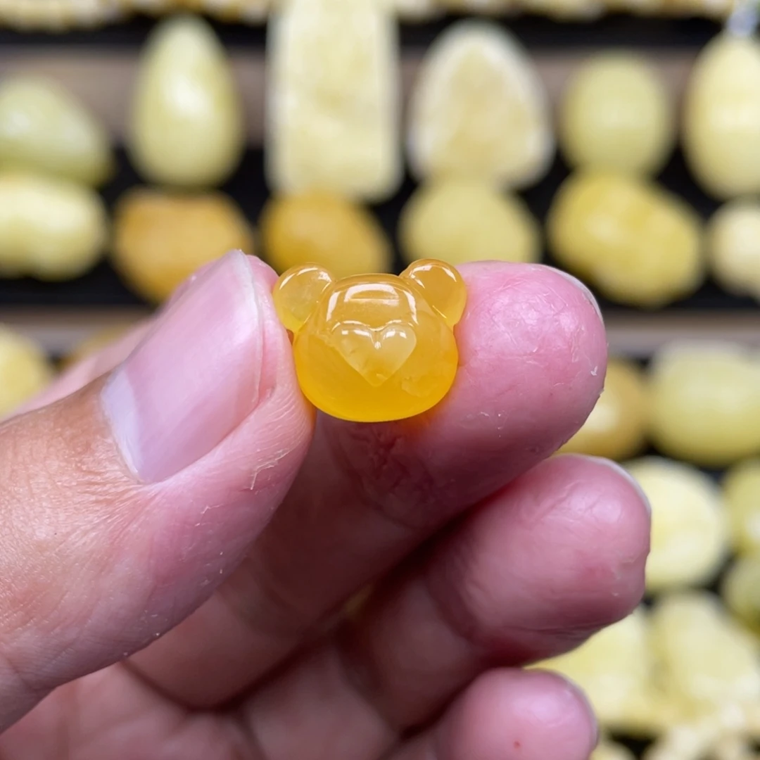 琥珀未镶嵌裸石琥珀蜜蜡