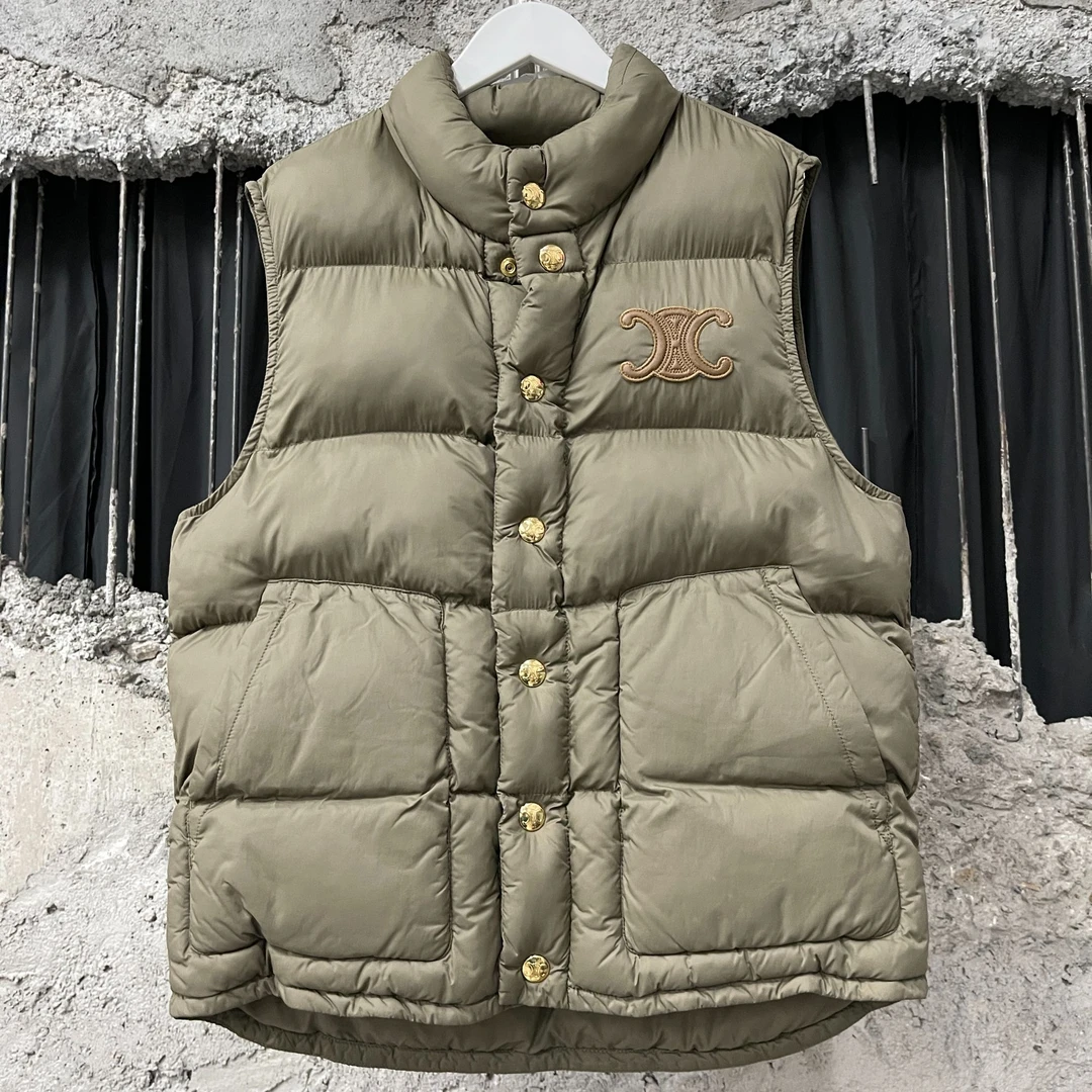 99新 Celine/思琳 凯旋门背心马甲外套/36码/99新 时尚百搭休闲