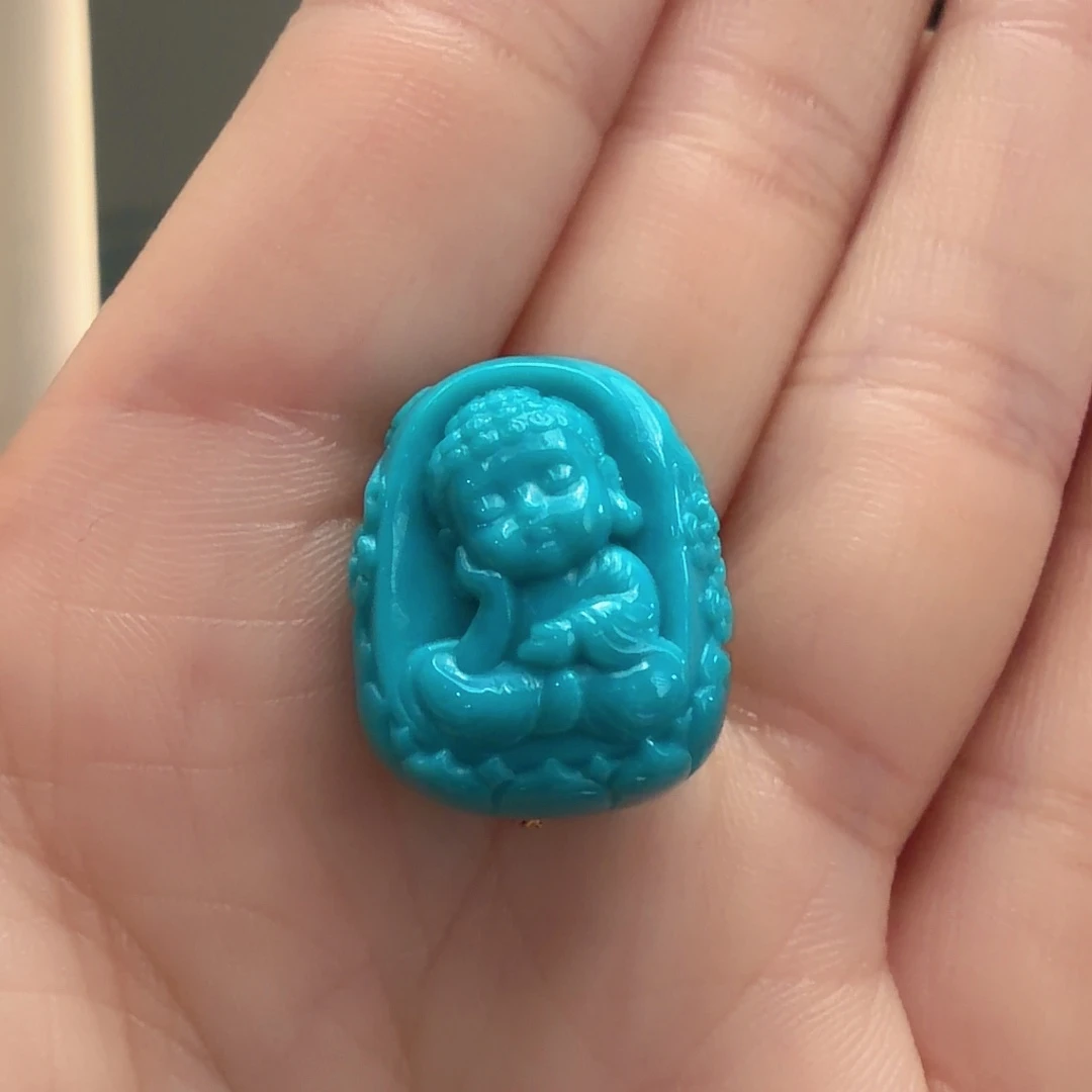 绿松石未镶嵌颈饰