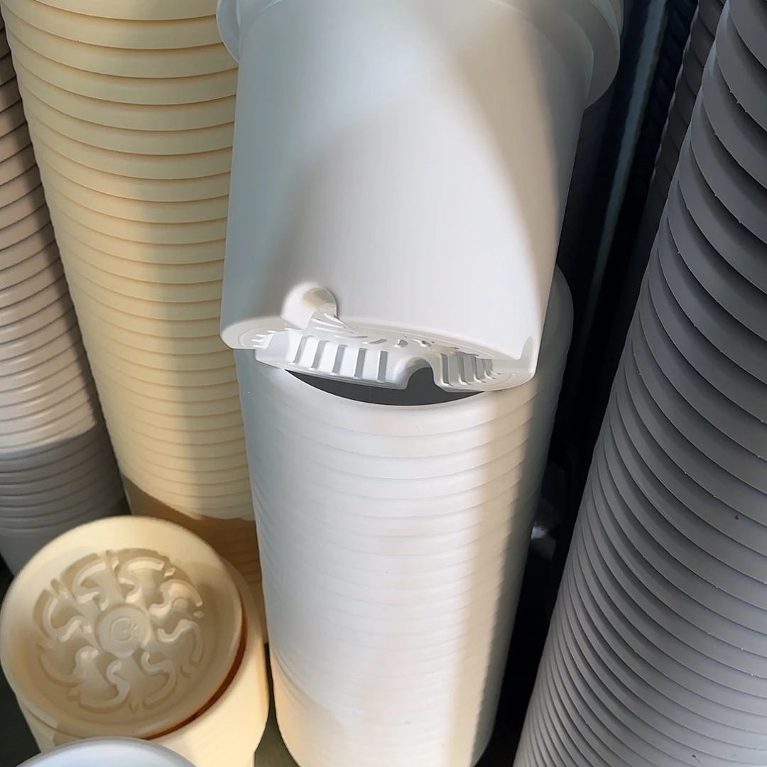 树脂四季4号带托5个白色