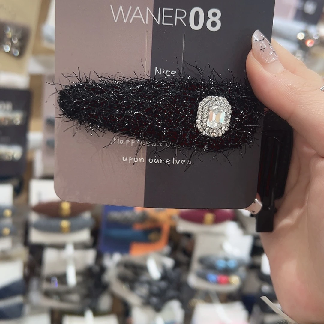 -***.皮质铁合金方钻黑色掰掰夹