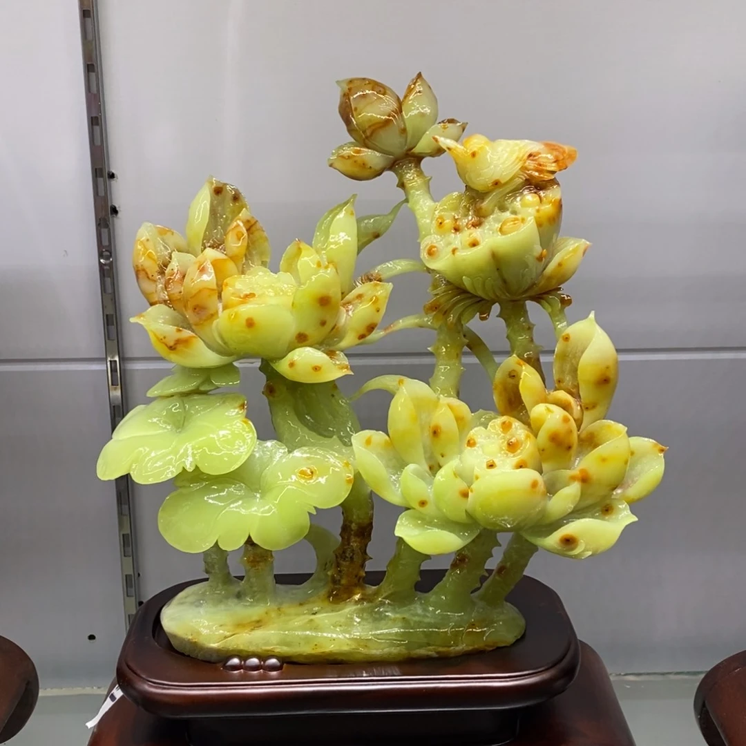 【闪购商品】玉家居摆件手工雕刻