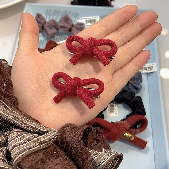 布艺非金属一对装新年红