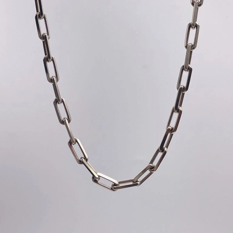 99新 Cartier/卡地亚 大号白金斯巴达项链（镀铑饰面）