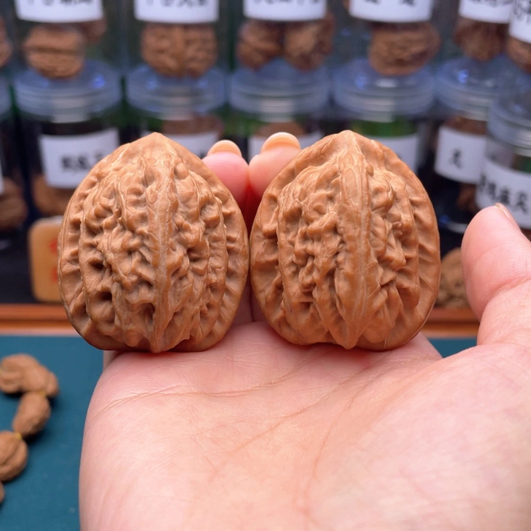 华***勇吊坠文玩核桃41尺全品头货红锦鲤