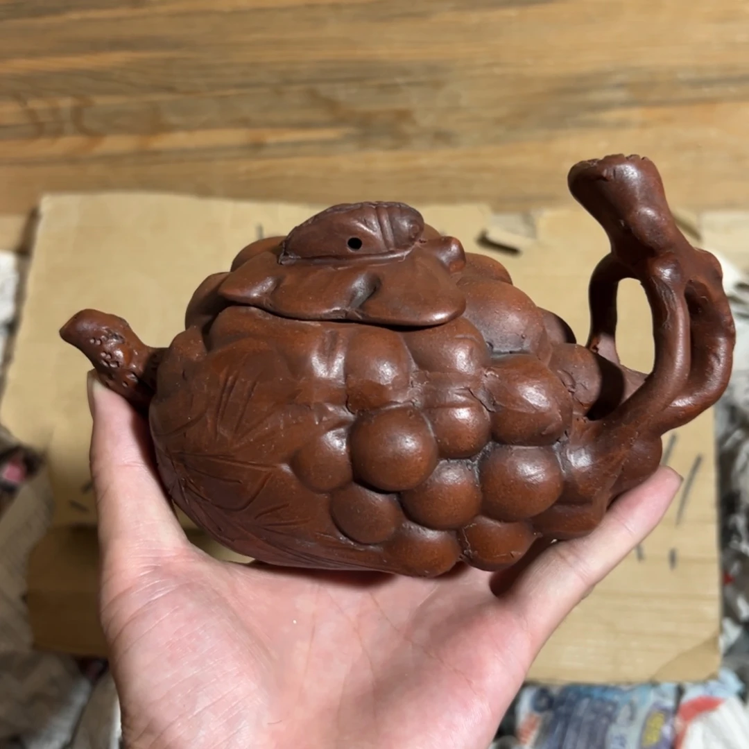 茶壶紫砂老厂紫砂壶一件！