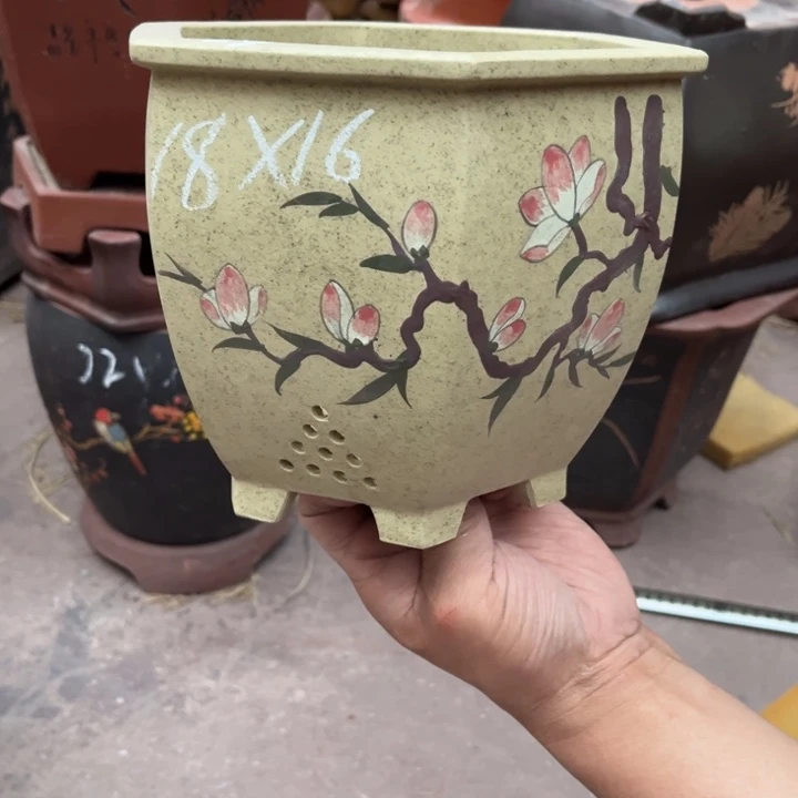 紫砂花盆紫砂花盆