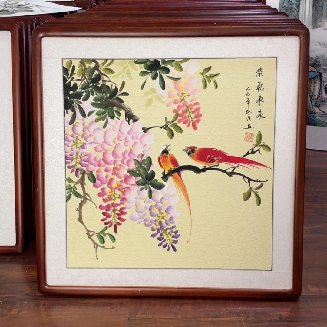 国画带框尺寸63*63厘米