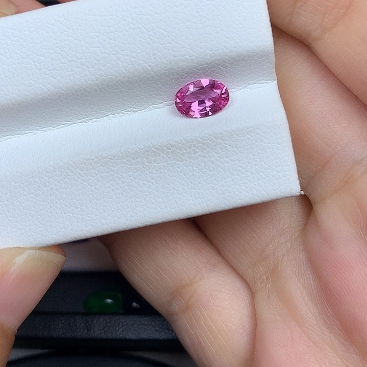 蓝宝石裸石5x7.5帕帕拉恰