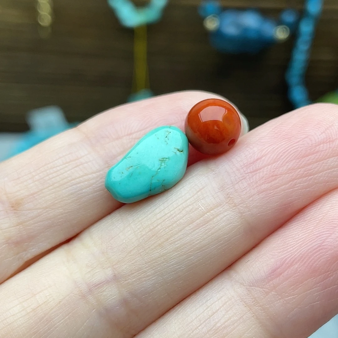 绿松石未镶嵌随型配饰