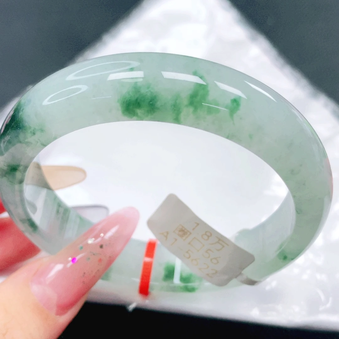翡翠未镶嵌手镯56