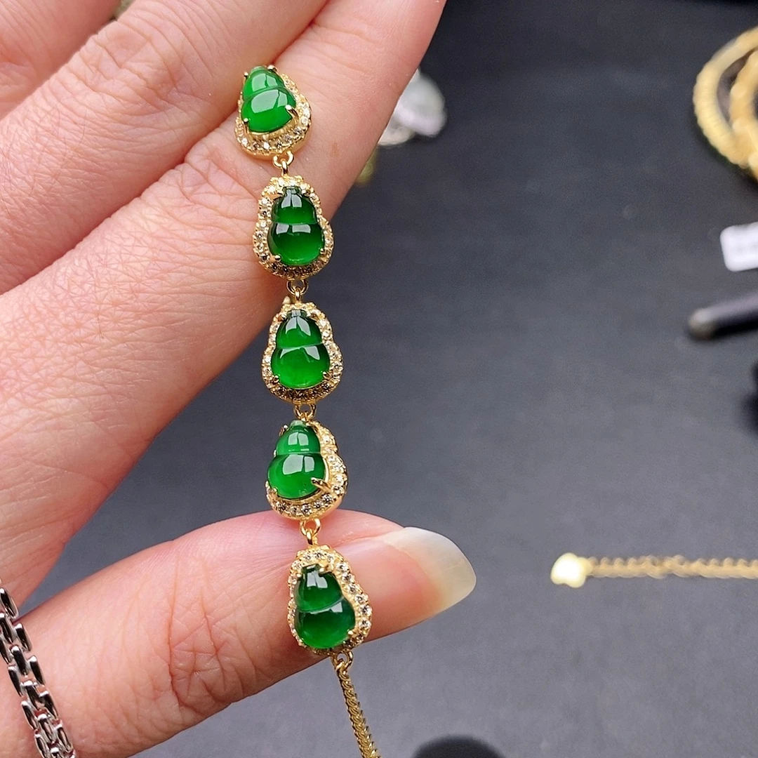 马***O翡翠银S925镶嵌戒指