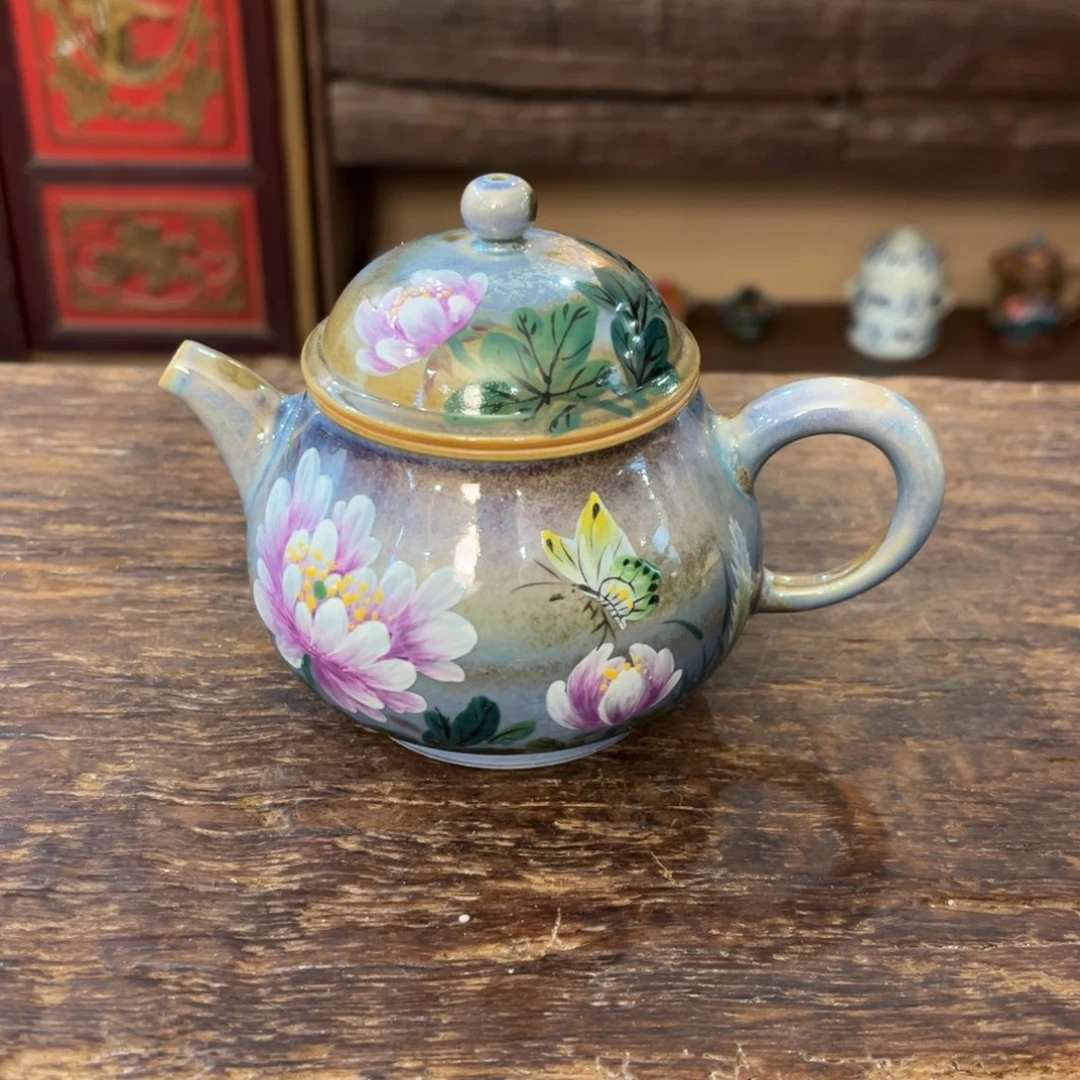 柴烧手工手绘陶瓷