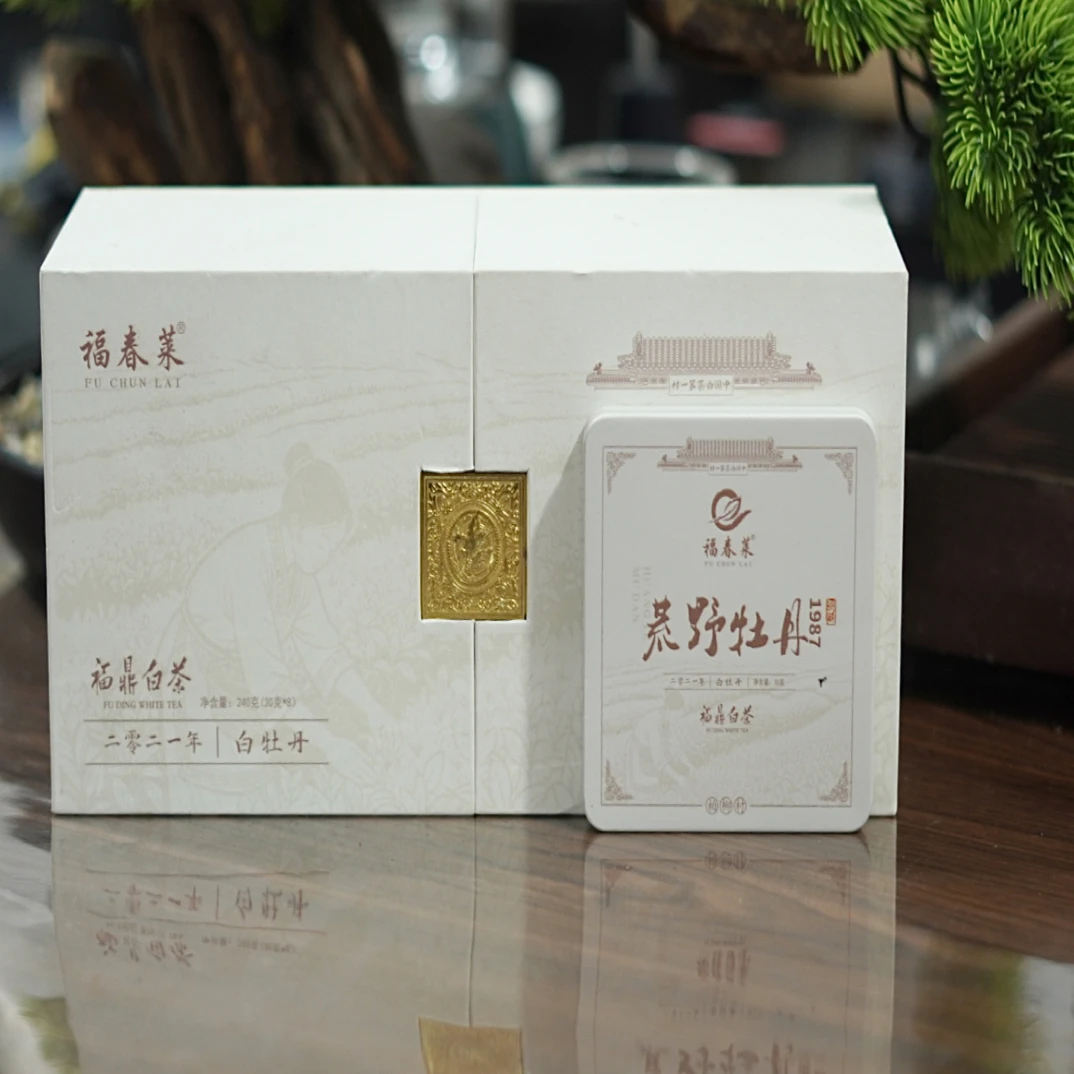 福春莱 2021荒野白牡丹 240克/盒