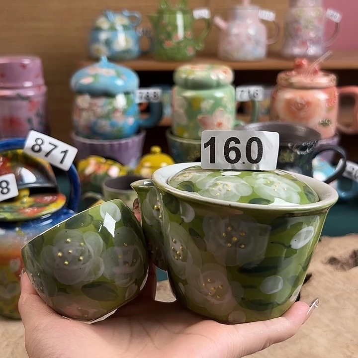 景德镇陶瓷手绘作品160一套