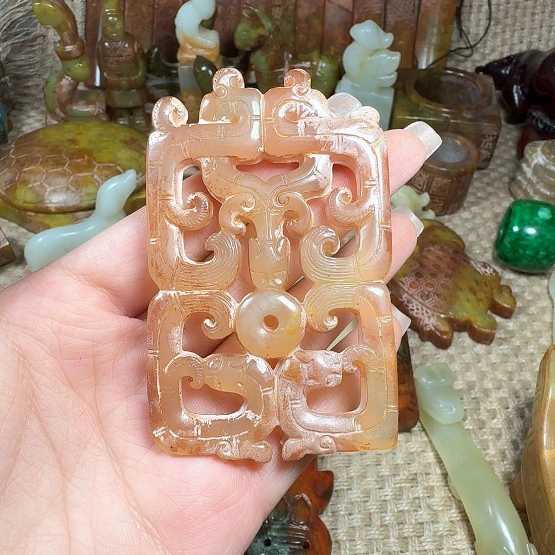 白玉菩提吊坠挂件
